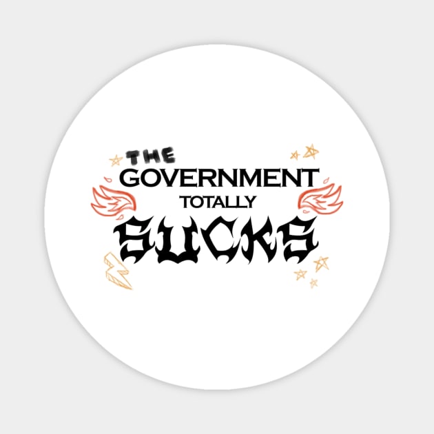 Tenacious D The Government Totally Sucks Rock Funny Song Lyric Magnet by Cocolaa